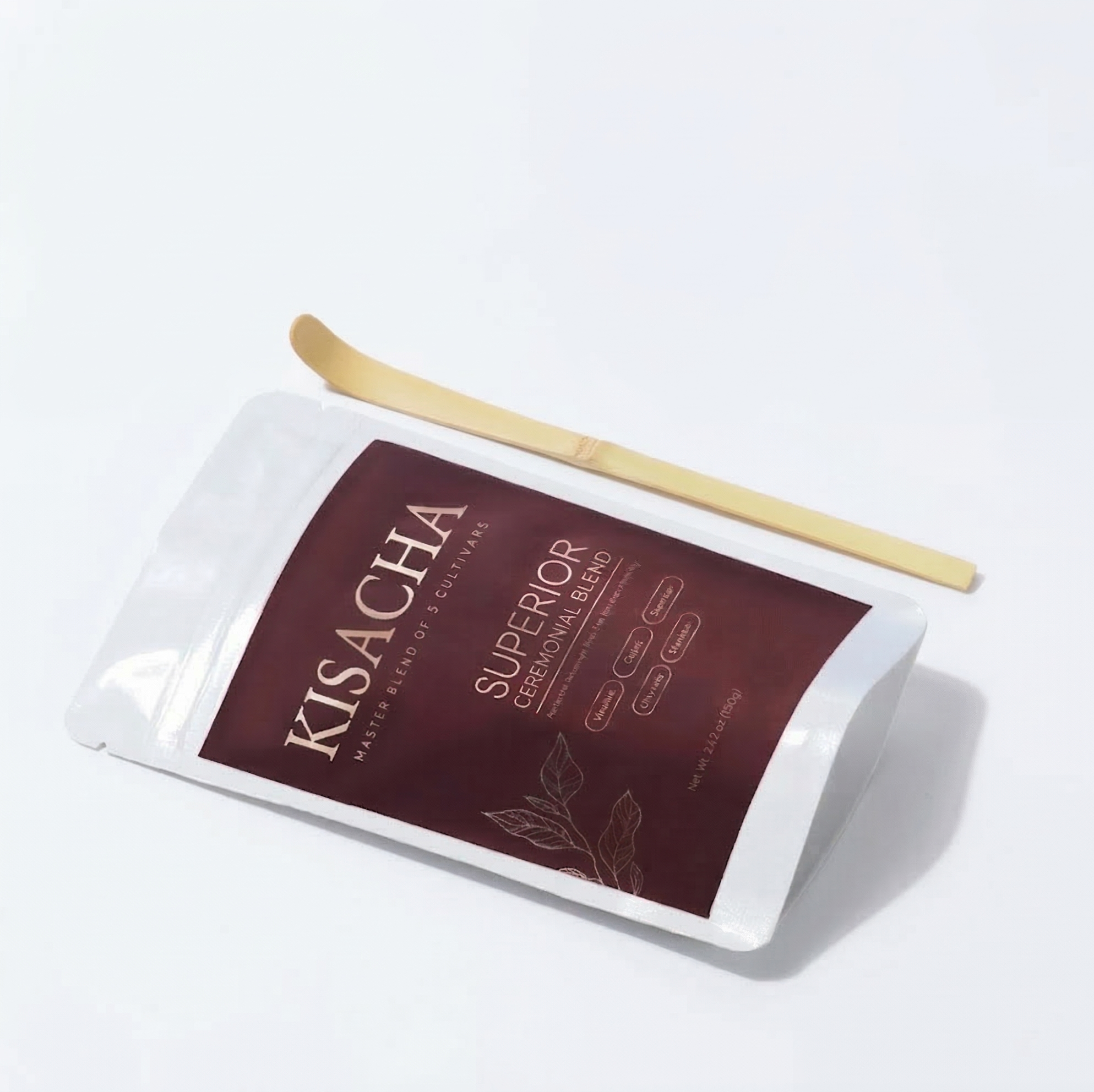 KISACHA Matcha Superior Ceremonial Blend – Authentic Japanese First Harvest Ceremonial Grade Matcha Green Tea Powder from Uji, Kyoto (3.52oz / 100gr)